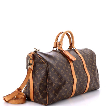 Louis Vuitton Keepall Bandouliere Bag Monogram Canvas 50