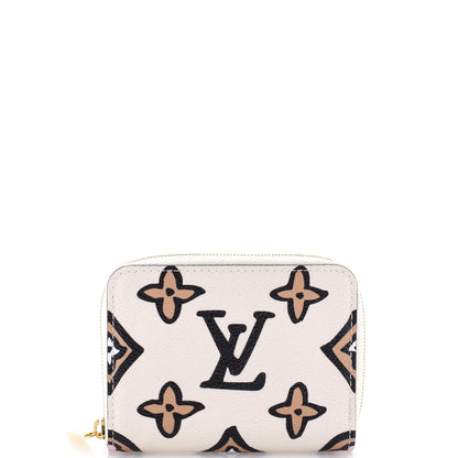 Louis Vuitton Zippy Coin Purse Wild At Heart Monogram Giant