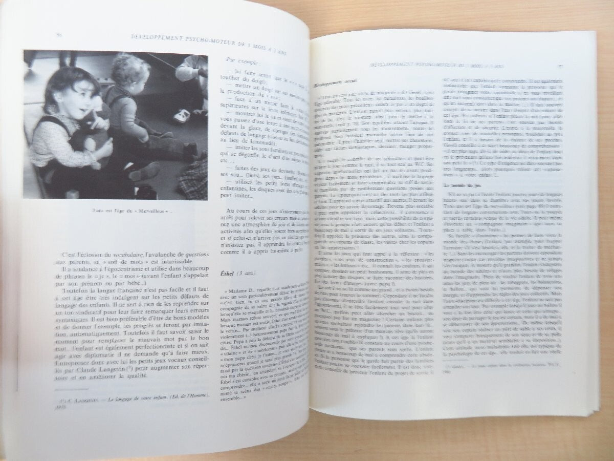 Manuel Du Developpement Psycho-Moteur De L'Enfant 1St 1981 Masson French