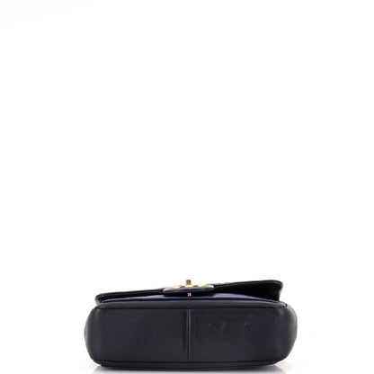 Chanel Graphic Flap Bag Quilted Calfskin Small