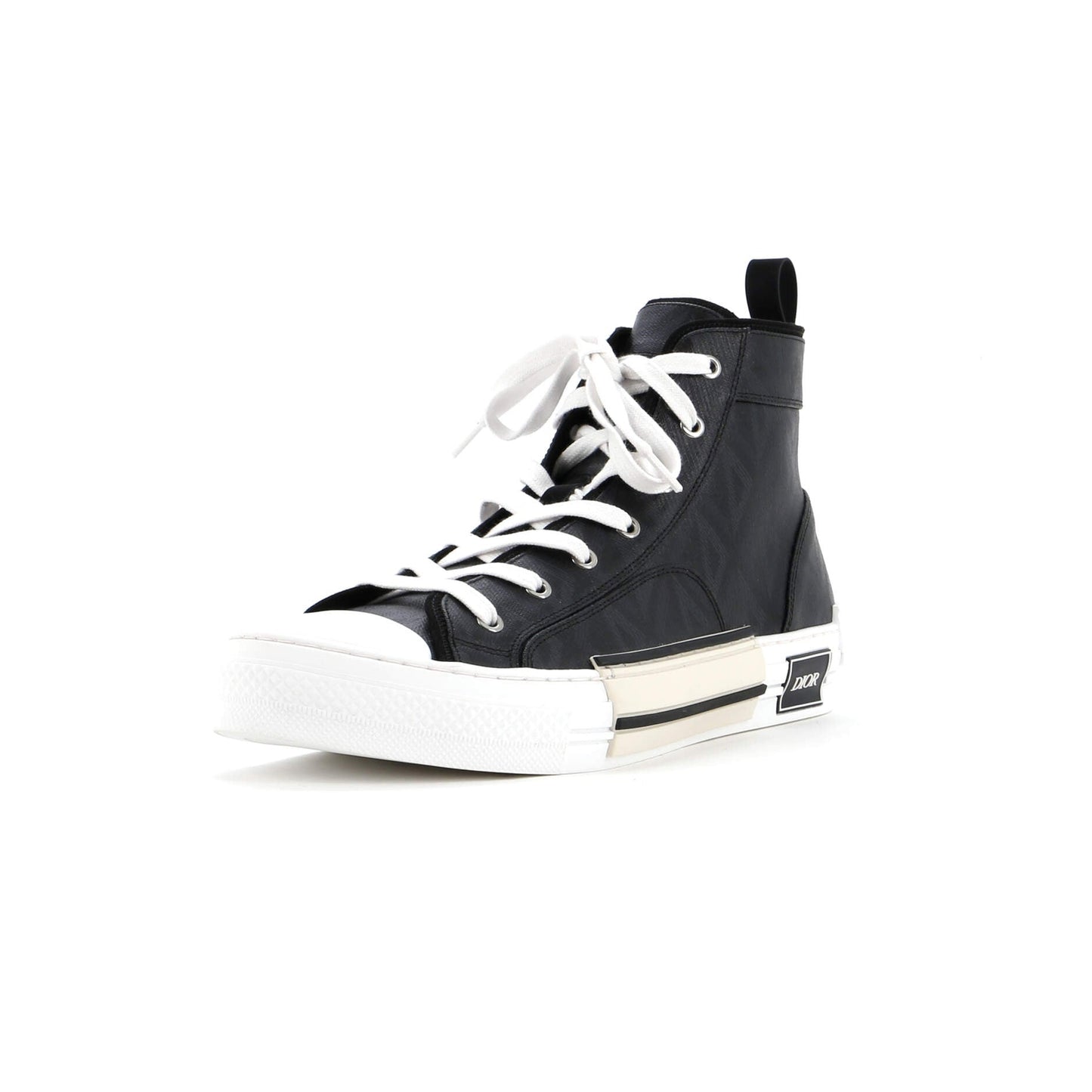 Christian Dior Men'S B23 High-Top Sneakers Cd Diamond Coated Canvas