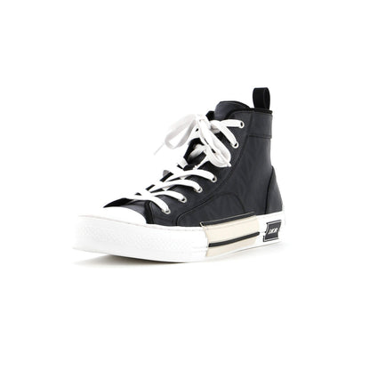 Christian Dior Men'S B23 High-Top Sneakers Cd Diamond Coated Canvas