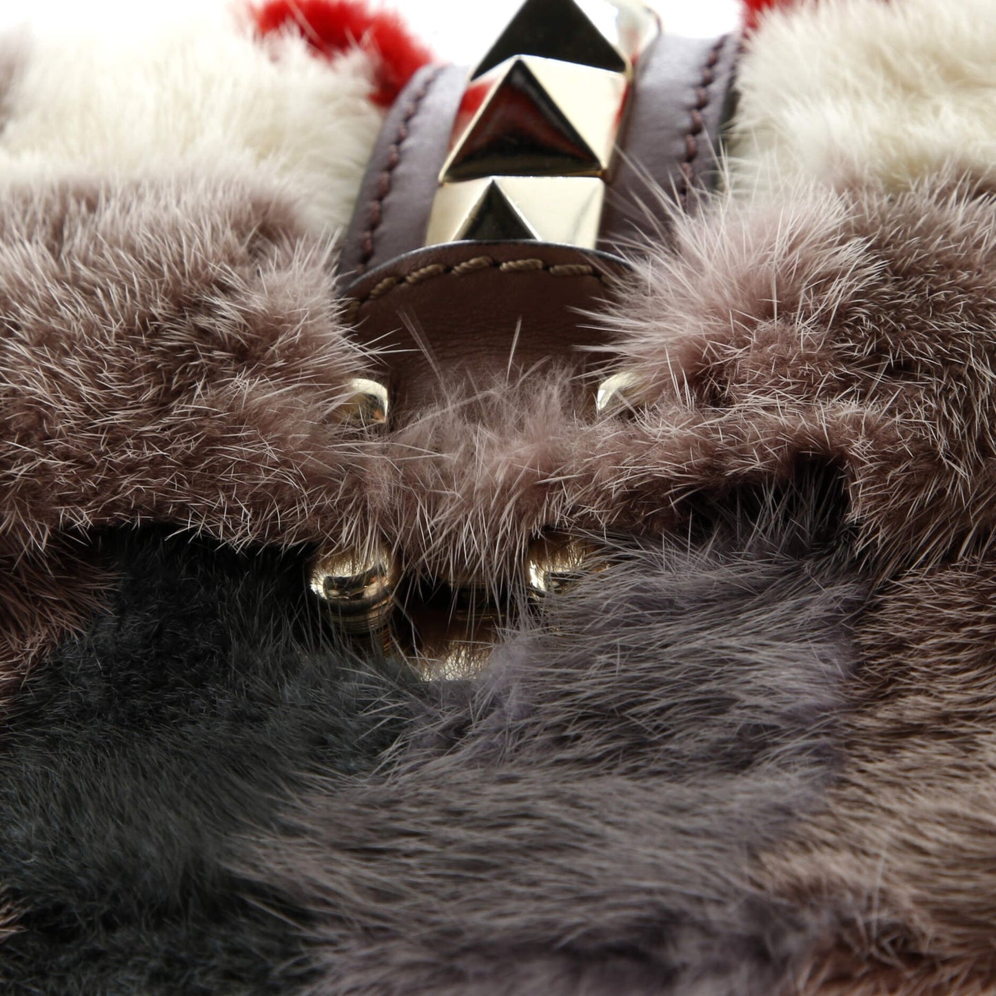 Valentino Garavani Glam Lock Shoulder Bag Mink Small