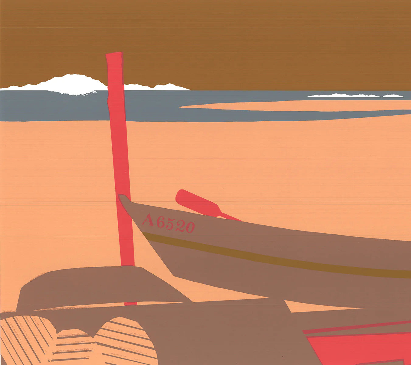 Jan Roy Cape Cod Coast " Serigraph Contemporary