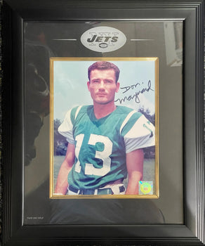 Photo Don Maynard Autographed 8x10 Framed Football