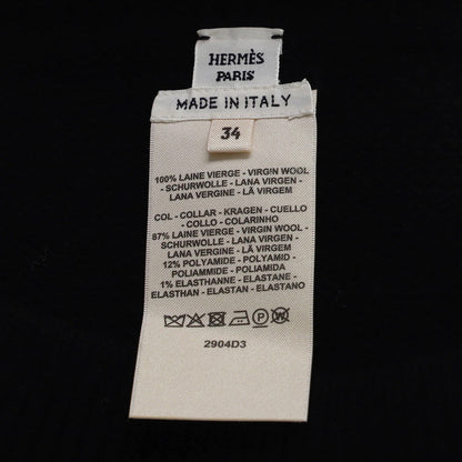 Hermes Women'S H Rectangular Cape Sweater Wool