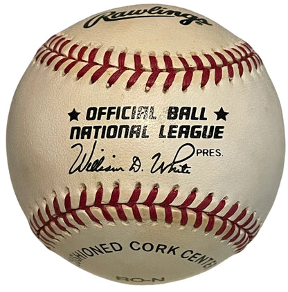 Edwin Lee Mathews Autographed Official National League William D. White Baseball
