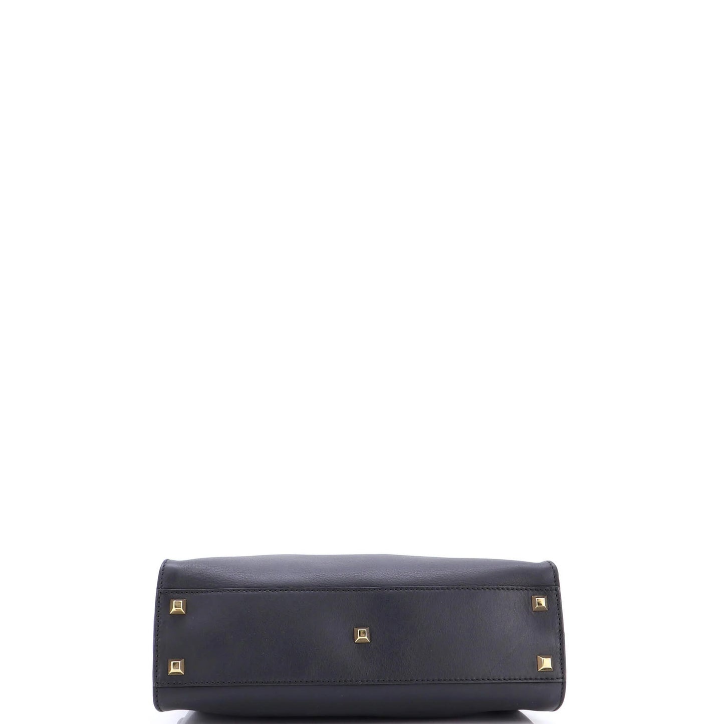 Fendi Peekaboo Bag Leather With Studded Detail Regular