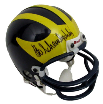 Bo Schembechler Autographed Mini Football Helmet