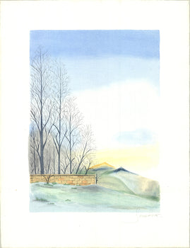 Borris Saillart Au Bout De La Cloture Signed 