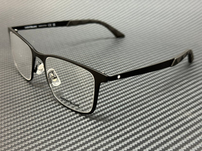 MONT BLANC MB0334O 001 Matte Black Small 53 mm Eyeglasses