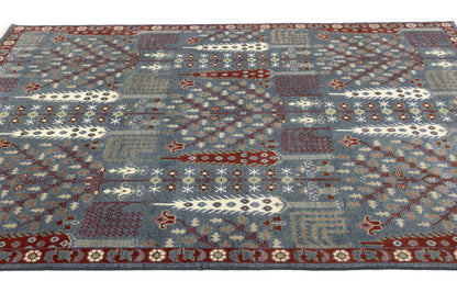 Handmade Chobi Oriental Rug Floral Tree Of Life