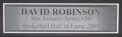 David Robinson Hof Autographed Jersey San Antonio