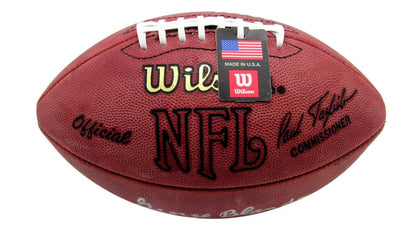 George Blanda Hof Signed/Inscribed Wilson Nfl