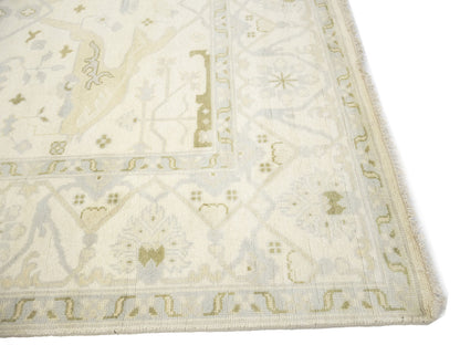 Handmade Extra Large Oushak Oriental Rug Muted