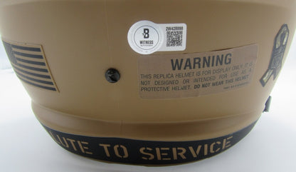 Pat Freiermuth Signed Salute To Service Full Size Replica Helmet Steelers Bas