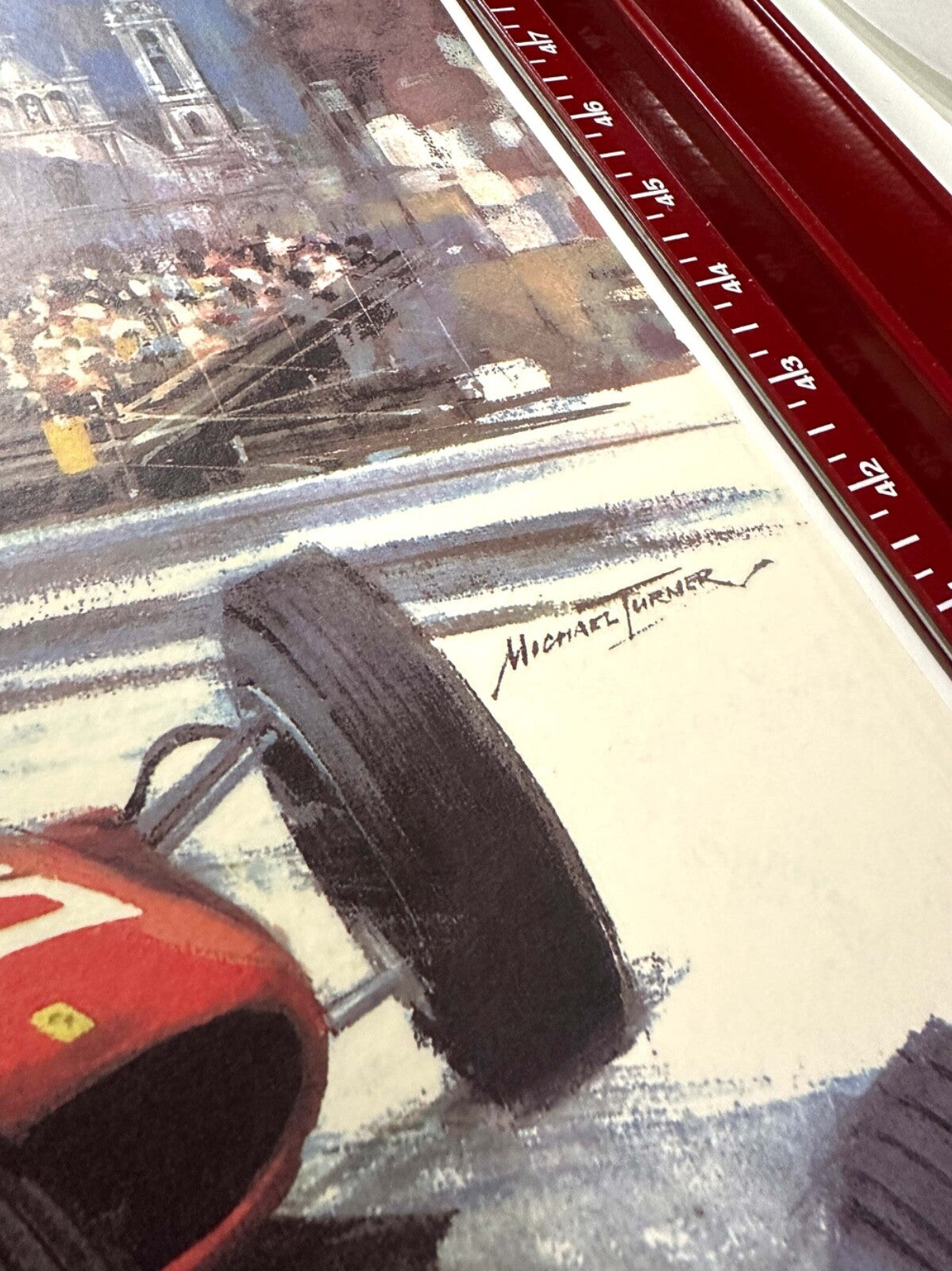 Poster Monaco Grand Prix 1967 Michael Turner Vintage French Automobile Racing