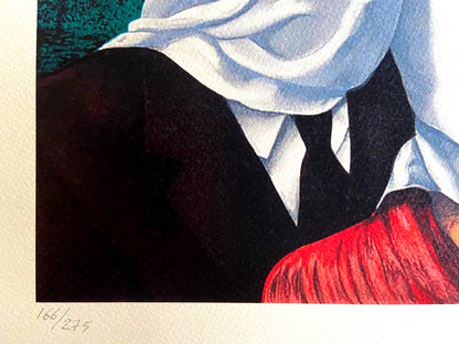 Ren Magritte Lithograph Coa Signed Numbered In Pencil