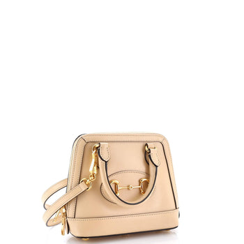 Gucci Horsebit 1955 Top Handle Bag Leather Mini