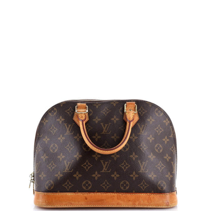 Louis Vuitton Alma Handbag Monogram Canvas Pm