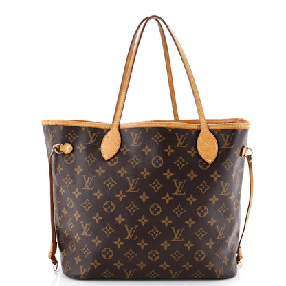 Louis Vuitton Neverfull Nm Tote Monogram Canvas Mm