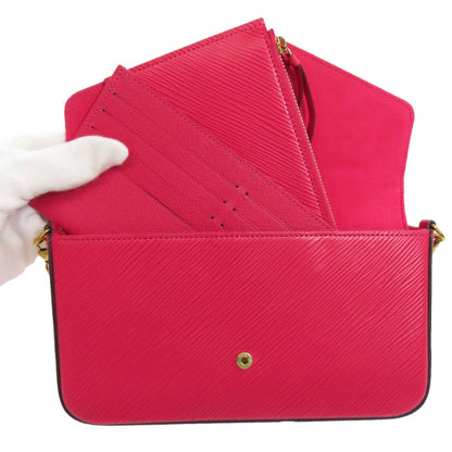 Leather LOUIS VUITTON M62614 Pochette Felice Shoulder Bag Epi
