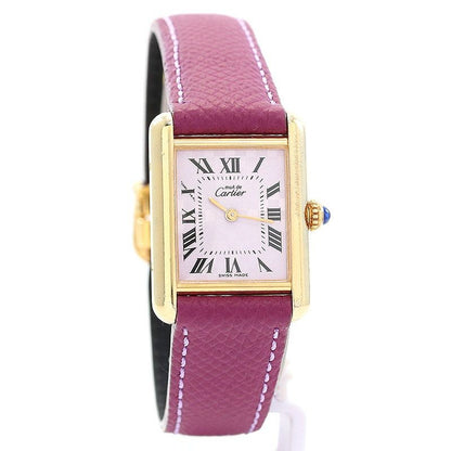 Cartier Must Tank Sm Vermeil 2003 Christmas Limited Edition W1017554