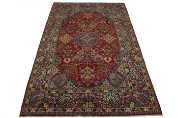 Vintage Handmade Oriental Area Rug Traditional
