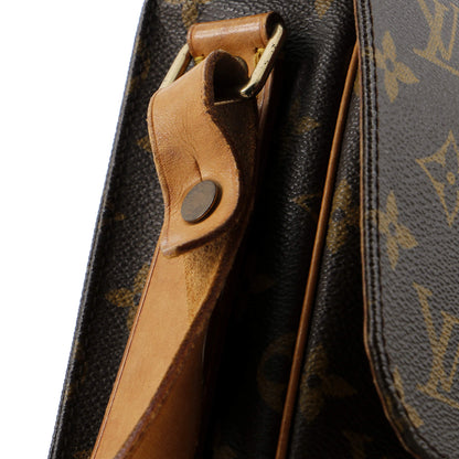 Louis Vuitton Cartouchiere Handbag Monogram Canvas Mm