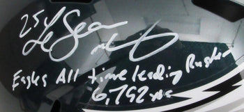 Lesean Mccoy Signed/Inscr Eagles Green Speed Full
