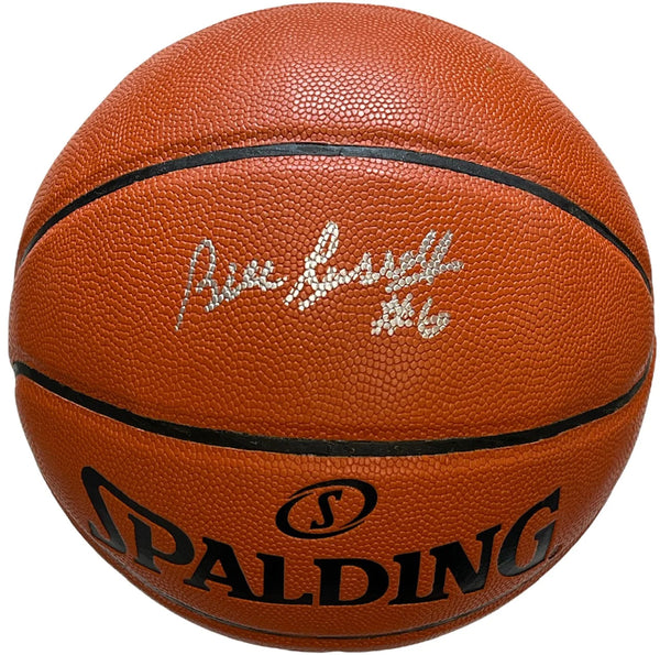 Bill Russell Signed Autographed Hybrid Indoor Outdoor Basketball (Psa)
