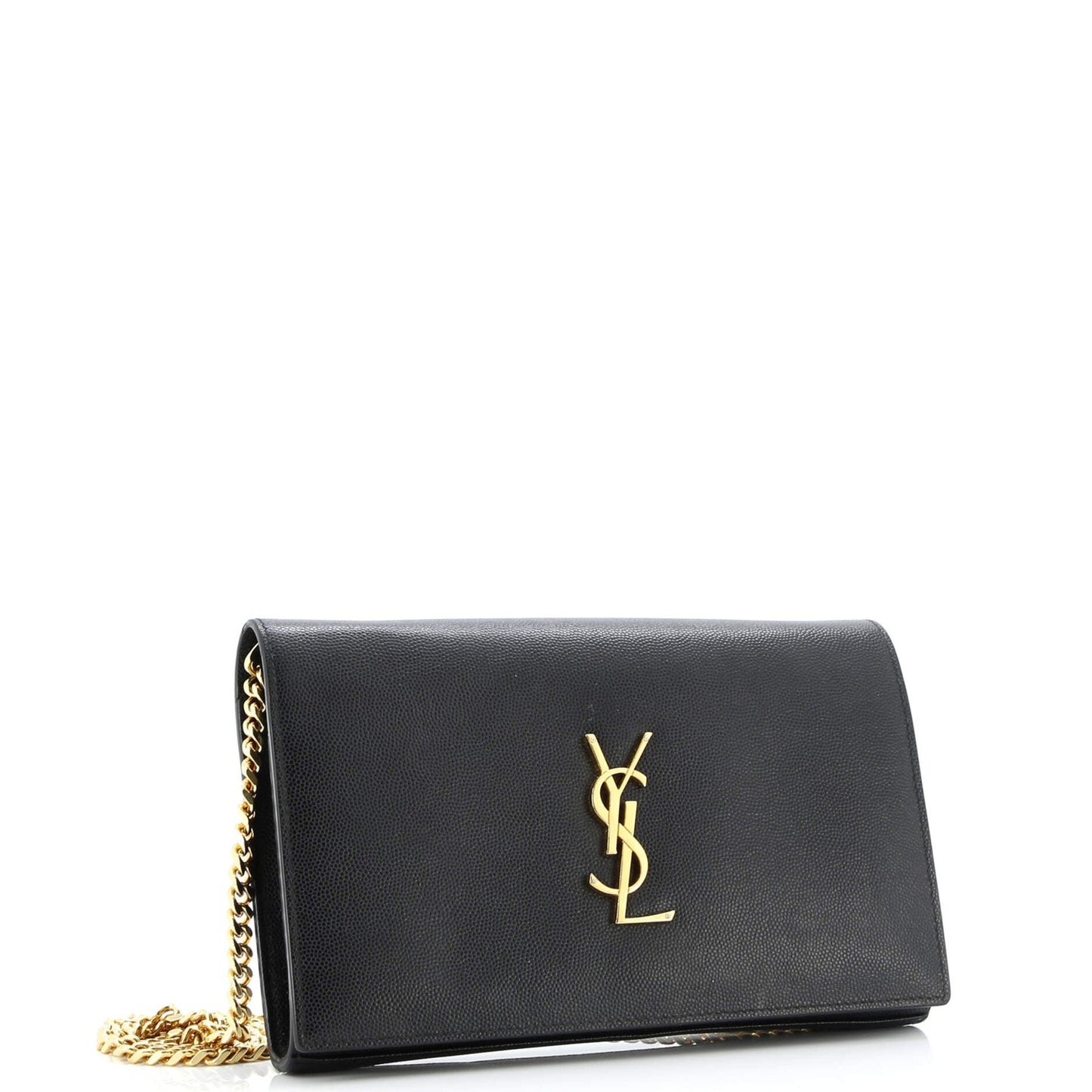 Saint Laurent Classic Monogram Crossbody Bag Grainy Leather Large