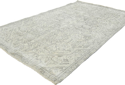 5X8 Muted Colors Antique Distressed 4'7X7'8