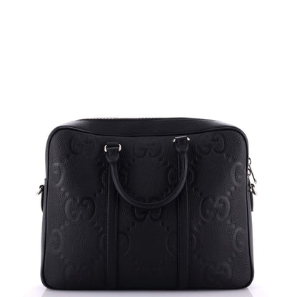 Gucci Convertible Briefcase Jumbo Gg Embossed Leather