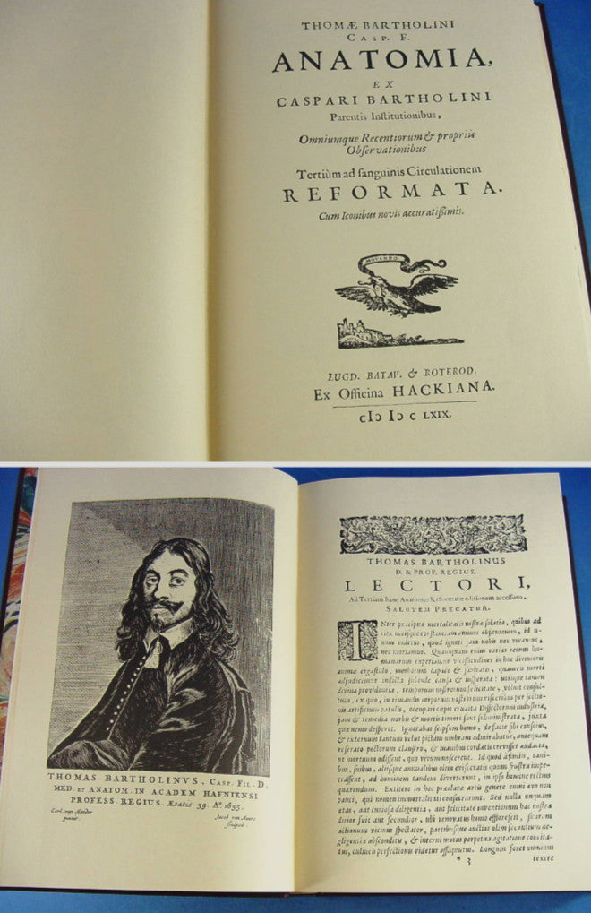 Rare 1976 Limited Edition Anatomia Reformata By Thomas Bartholin Facsimile