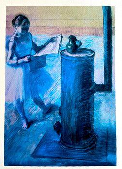 Edgar Degas Lithograph 1943 Coa Mourlot Signed Op