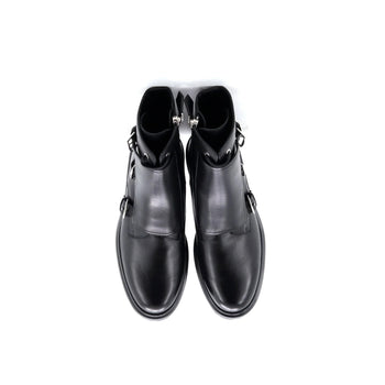 Hermes Men'S Hoodie Ankle Boots Leather