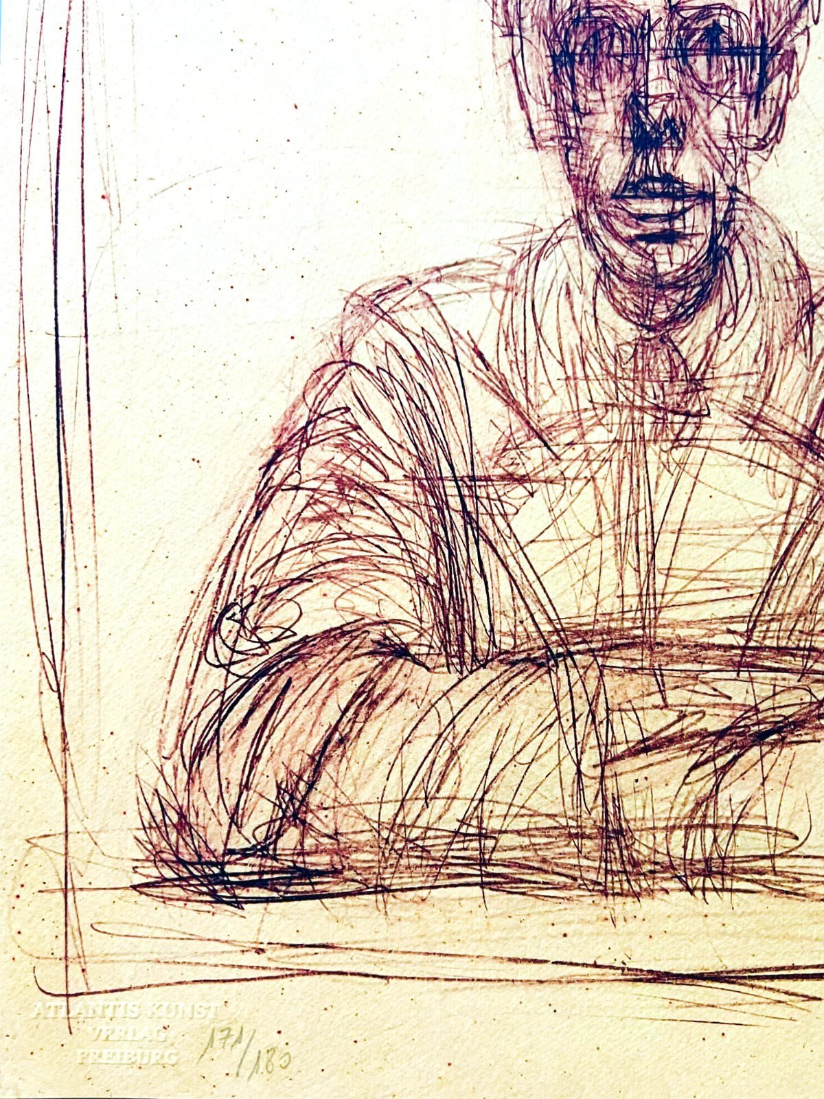 Alberto Gia Cometti - Large Lithograph