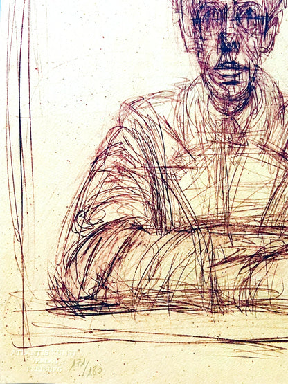 Alberto Gia Cometti - Large Lithograph