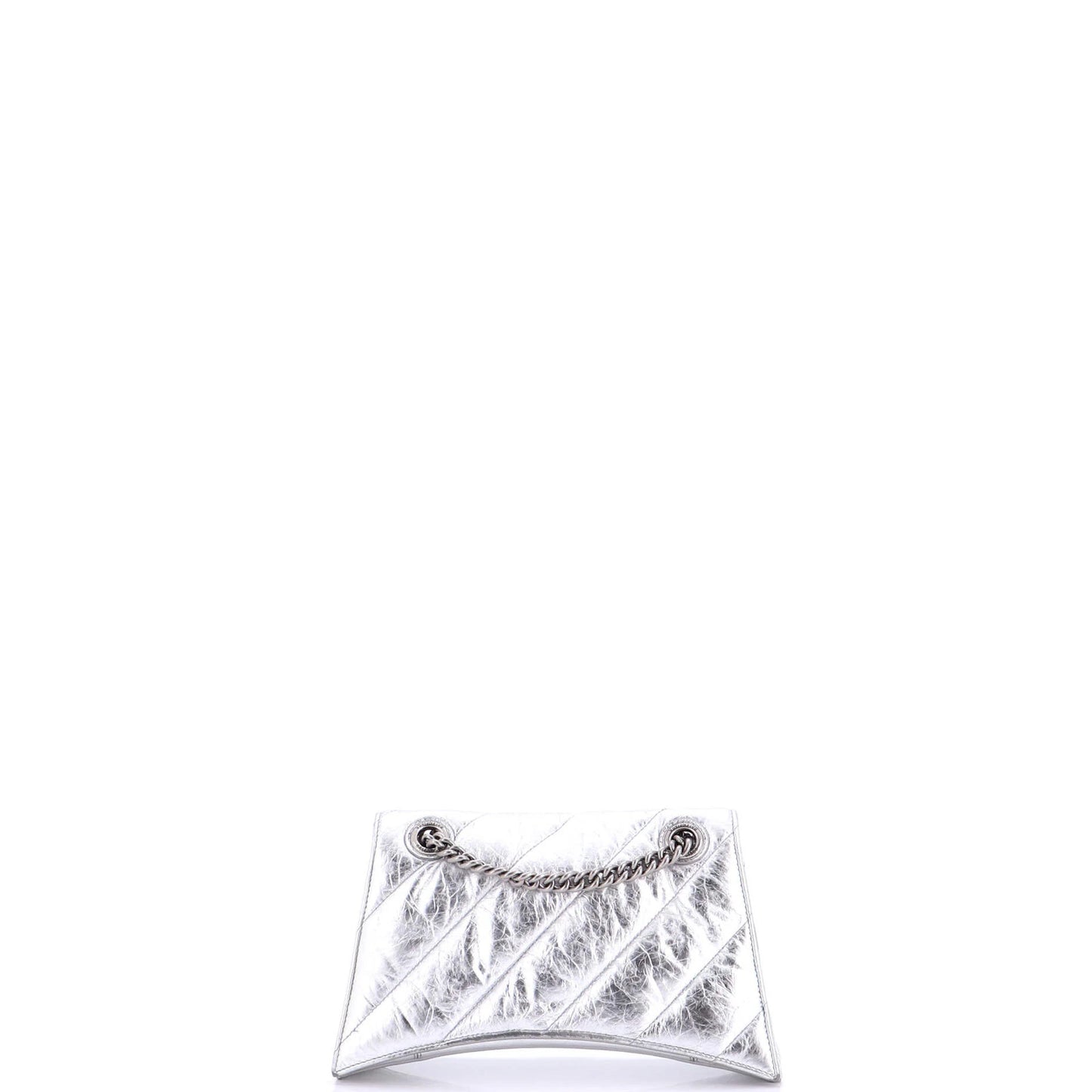 Balenciaga Crush Chain Flap Bag Quilted Crushed Calfskin Small