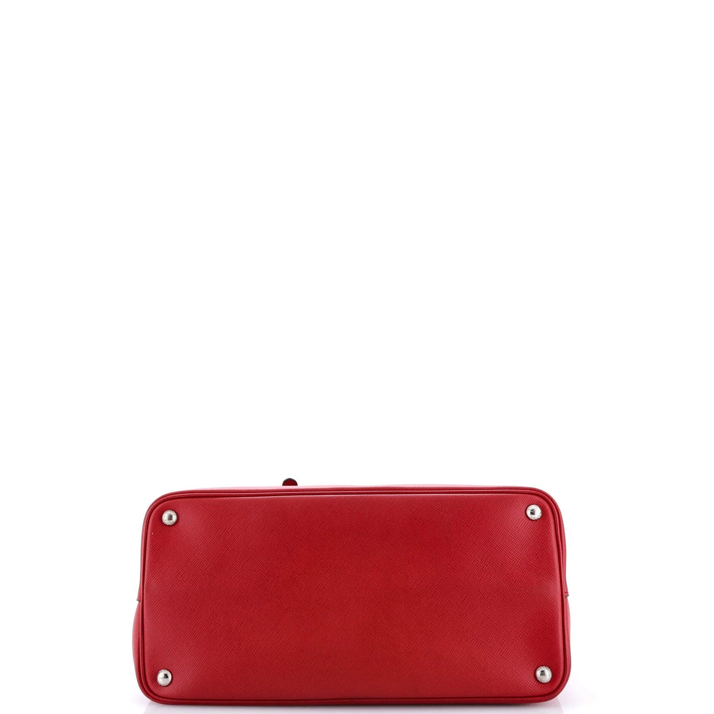 Prada Belted Strap Cuir Double Tote Saffiano Leather Small