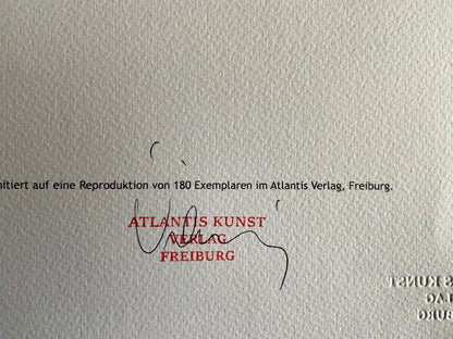 Joan Mir Lithograph Coa Signed Op Numbered Limited Stamp Published