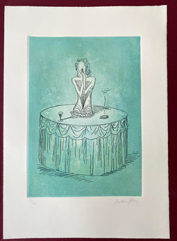 Man Ray Handmade Etching Signed And Numbered Rare