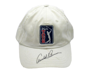 Arnold Palmer Signed/Autographed White Pga Tour Golf Hat Jsa 198500