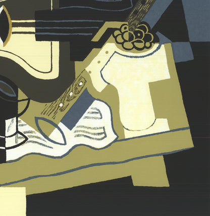 Juan Gris Guitar And Clarinet " Serigraph Cubism