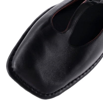 The Row Women'S Square T-Strap Flats Leather