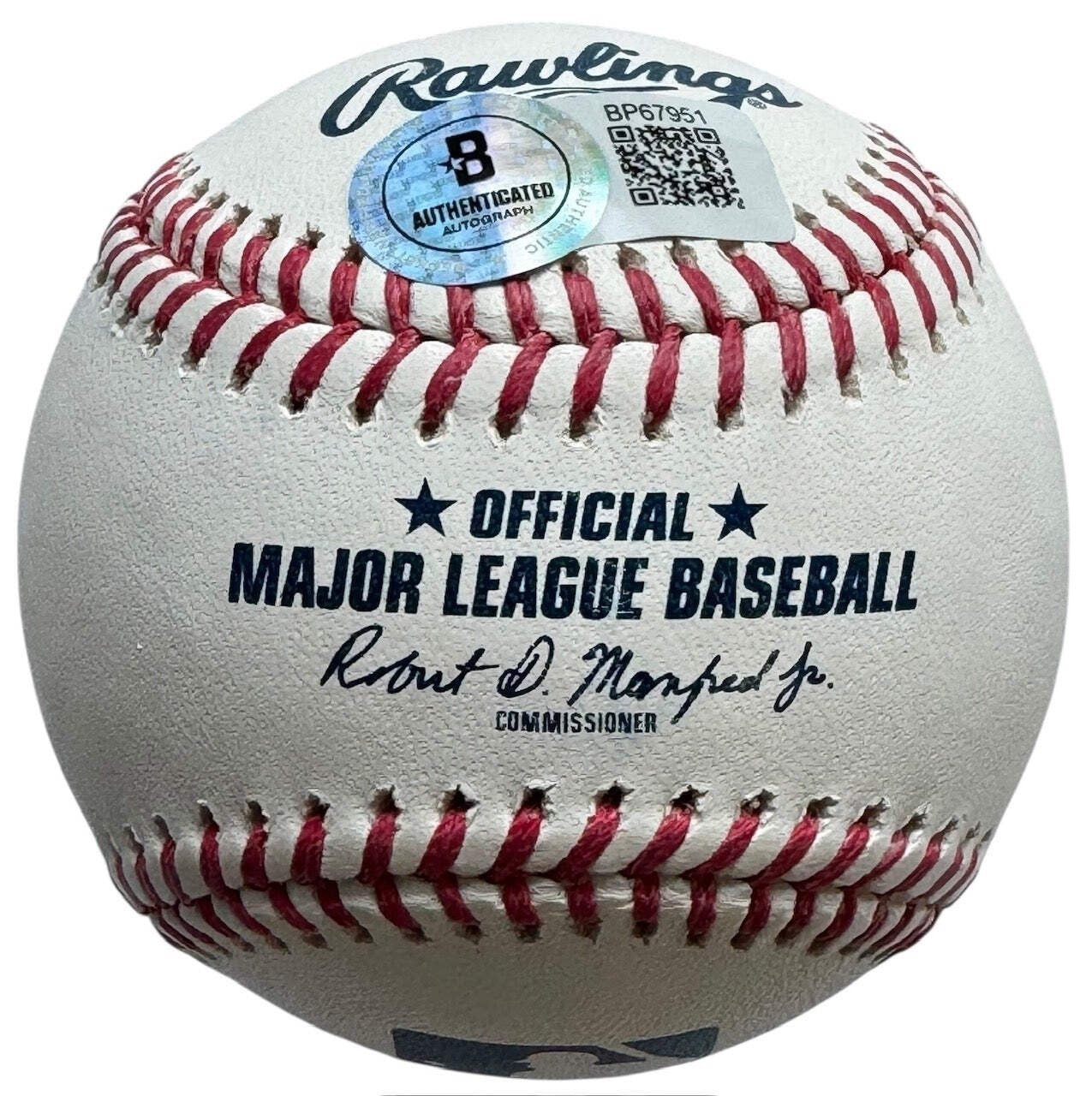 Zach Neto Autographed Official Major League