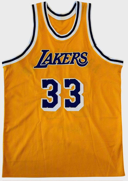 Kareem Abdul Jabbar Autographed Lakers Jersey