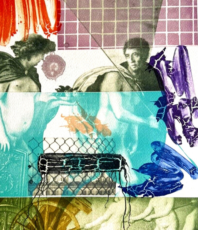 Robert Rauschenberg Lithograph Coa Signed Op Numbered By Hand 180 Ex