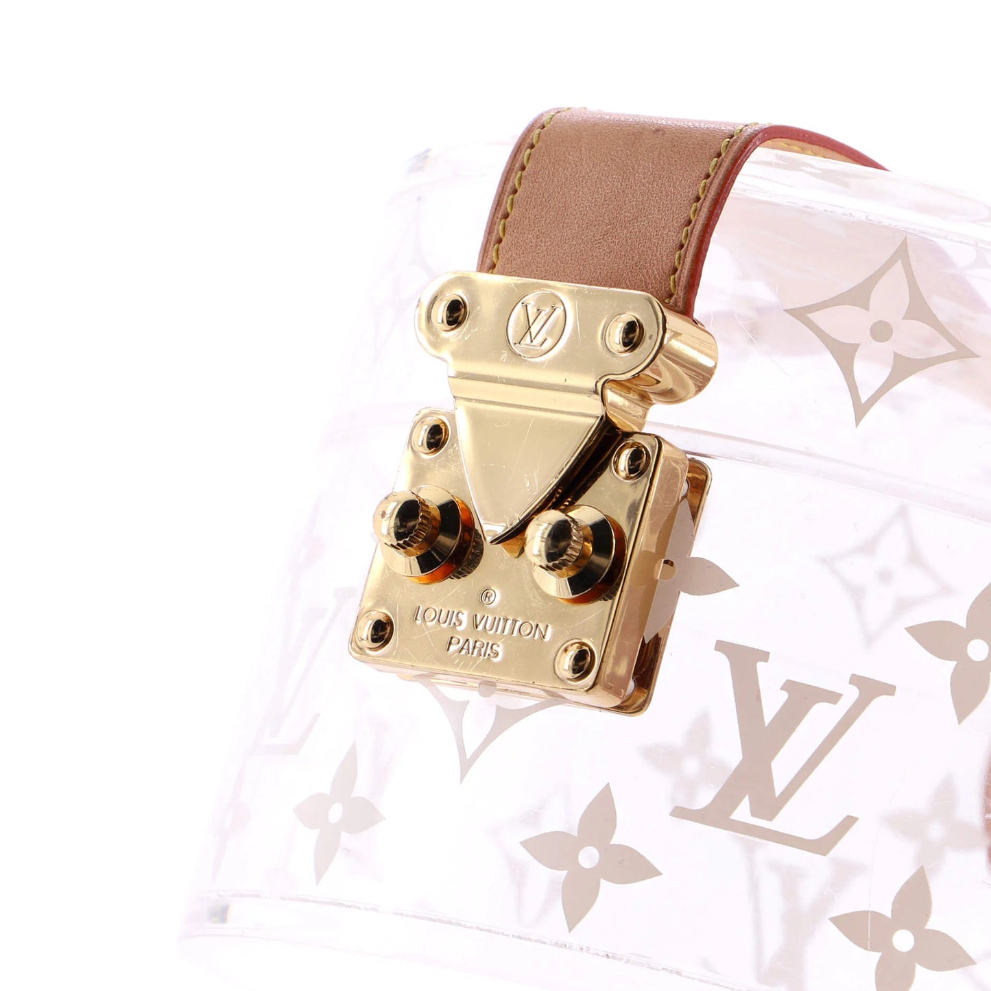 Louis Vuitton Box Scott Trunk Monogram Plexiglass